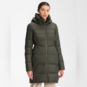 The North Face Women's Metropolis Parka Green Taupe sz S